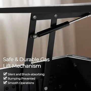 Yaheetech Lift Top Coffee Table with Hidden Compartment