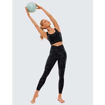 CRZ YOGA Women’s Butterluxe Cross Waist Leggings