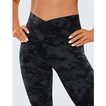 CRZ YOGA Women’s Butterluxe Cross Waist Leggings