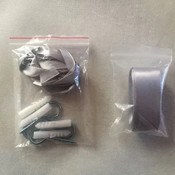 Joyreap Canopy Bed Curtain Royal Luxurious Drape Gray-Blue