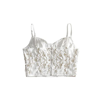 Lace Spaghetti Strap Croptop for Stylish Looks