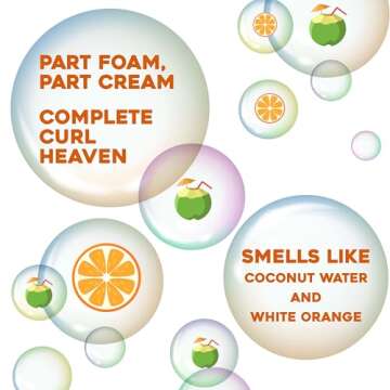 OGX Locking + Coconut Curls Decadent Creamy Mousse, 7.9 Ounce