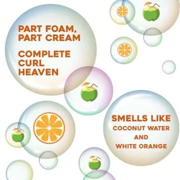 OGX Locking + Coconut Curls Decadent Creamy Mousse, 7.9 Ounce