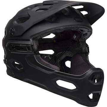 BELL Super 3R MIPS Adult Mountain Bike Helmet - Matte Black/Gray, Medium (55-59 cm)