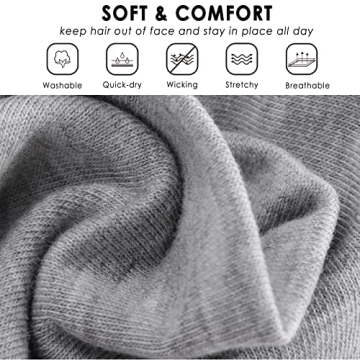 Workout Headbands for Women | 9 Soft Non-Slip Headbands