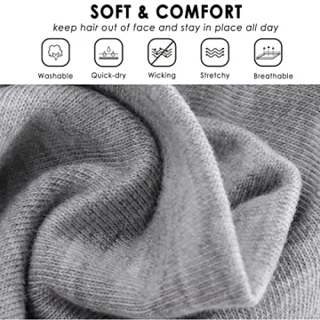 Workout Headbands for Women | 9 Soft Non-Slip Headbands