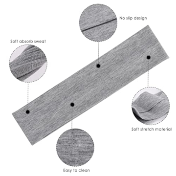 Workout Headbands for Women | 9 Soft Non-Slip Headbands