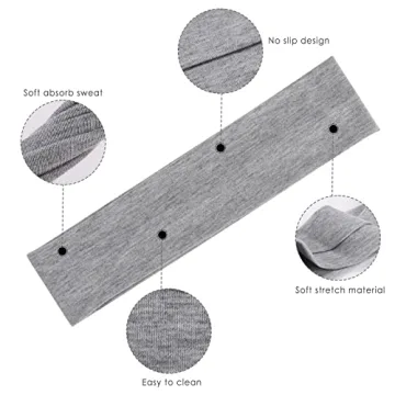 Workout Headbands for Women | 9 Soft Non-Slip Headbands