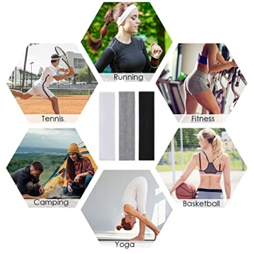 Workout Headbands for Women | 9 Soft Non-Slip Headbands