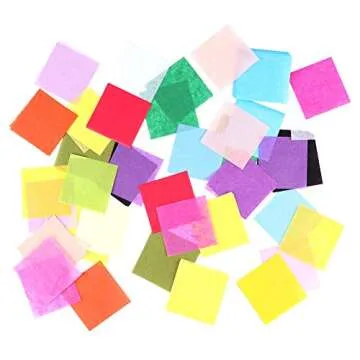 Firstop 3000pcs 2in Tissue Paper Squares for Creative Crafts