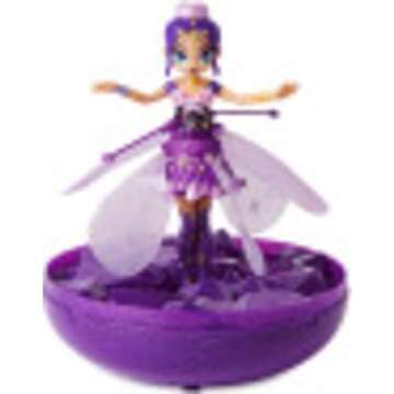 Crystal Flyers Hatchimals Pixies, Purple Magical Flying Pixie Toy Doll, Girls Gifts, Kids Toys for Girls Ages 6 and up