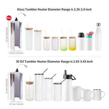 Buy PYD Life Tumbler Heat Press for Sublimation Needs