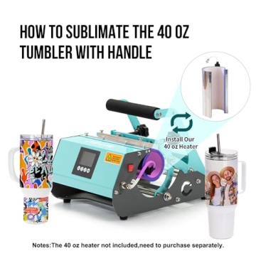 Buy PYD Life Tumbler Heat Press for Sublimation Needs