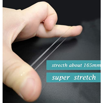 Clear Hair Elastics, BEBEEPOO 2000pcs Mini Rubber Bands for Hair, Clear Mini Elastic Hair Ties with Small Box, Soft Small Hair Tties for Girls Kids Women