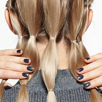 Clear Hair Elastics, BEBEEPOO 2000pcs Mini Rubber Bands for Hair, Clear Mini Elastic Hair Ties with Small Box, Soft Small Hair Tties for Girls Kids Women