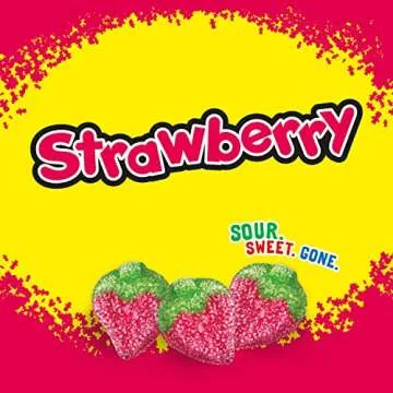 SOUR PATCH KIDS Strawberry Soft & Chewy Candy, Bulk Candy, 12 - 3.6 oz Bags