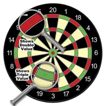 Magnetic Dart Board Game – 12pcs Kids Magnetic Darts Boys Toys Gifts Indoor Outdoor Games for Fami...