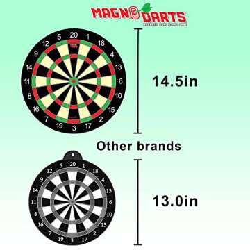 Magnetic Dart Board Game – 12pcs Kids Magnetic Darts Boys Toys Gifts Indoor Outdoor Games for Family and Friends – Safe Dart Game Set for All Ages 5 6 7 8 9 10 11 12 Year Old Kids and Adults