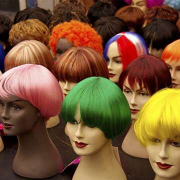 Boao 50 Pcs Hair Needles Curved Hair Extension Needles for Sewing Wig Making, Carpet Leather, Canvas Repairing, Modelling and Crafts, Small and Big