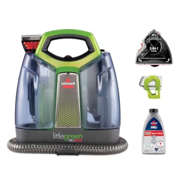 Bissell Little Green ProHeat Portable Carpet Cleaner - Effortless Pet Stain Removal