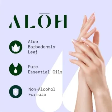 ALŌH Lavender Rosewood Hand Wipes for On-the-Go Cleanliness