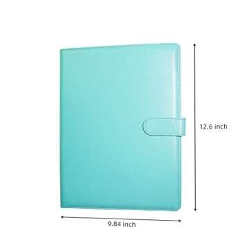 Clipboard Folder Padfolio Clipboard, Writing Portfolio Faux Leather Clipboard with Cover for Legal P...