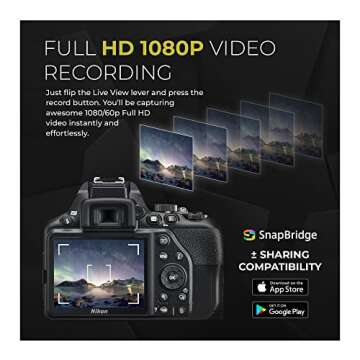 Nikon D3500 DSLR Camera Bundle with Lenses and Accessories