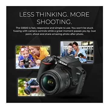 Nikon D3500 DSLR Camera Bundle with Lenses and Accessories
