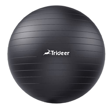 Trideer Yoga Ball – Perfect for Fitness, Physical Therapy, and Office Use