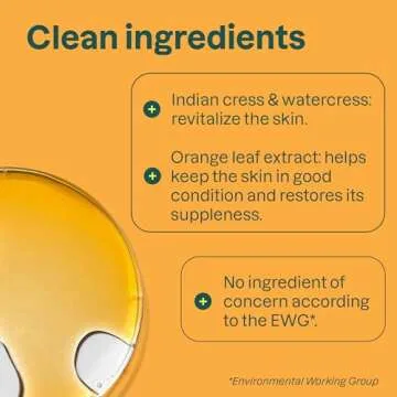 ATTITUDE Body Wash, EWG Verified Shower Gel, Dermatologically Tested, Plant and Mineral-Based, Vegan Personal Care Products, Orange Leaves, 16 Fl Oz