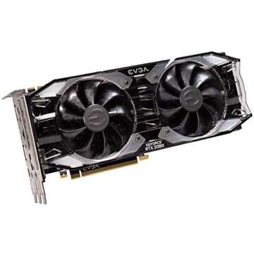 EVGA GeForce RTX 2080 XC ULTRA GAMING, 8GB GDDR6, Dual HDB Fans & RGB LED Graphics Card 08G-P4-2183-KR