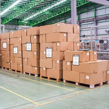 Scribbledo 6 Pack Dry Erase Pockets Black Plastic Sleeves for Paper Heavy Duty Clear Pocket Sleeves Dry Erase Pocket Sleeves Teacher Supplies for Classroom School Office Work Warehouse Ticket Holders