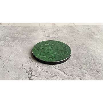 Green Genuine Marble Wireless Charger