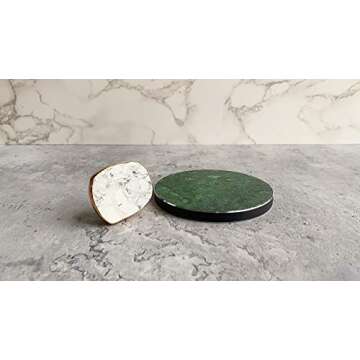 Green Genuine Marble Wireless Charger