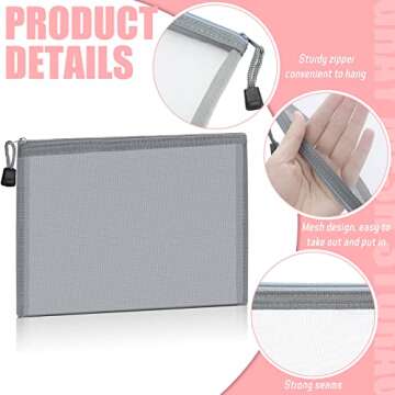 Outus Mesh Bags - 15 Piece Cosmetic & Travel Organizer Set