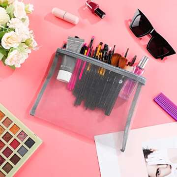 Outus Mesh Bags - 15 Piece Cosmetic & Travel Organizer Set