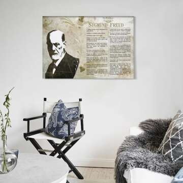 Sigmund Freud Poster - Iconic Psychoanalysis Art