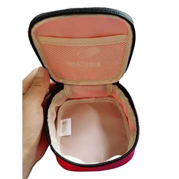 Mini Travel First Aid Kit Bag Empty Portable First Aid Supplies Package Medications Organizer Contai...