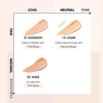 AMUSE Dew Jelly Vegan Cushion Foundation for Glowing Skin