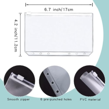 LXWHYP Money Saving Binder - Budget Planner & Envelopes