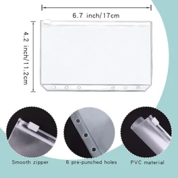 LXWHYP Money Saving Binder - Budget Planner & Envelopes