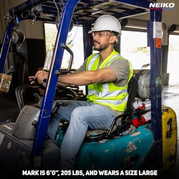 Neiko High Visibility Safety Vest with Reflective Strips | Ideal for All Activities