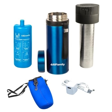 4ALLFAMILY Voyager Auto Shut Off Cooler Travel Case TSA Approved (1–3 Medication Pens) – On–Th...