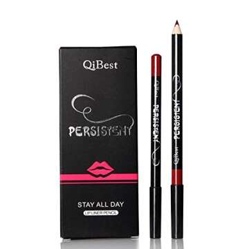 Lip Liner Pencil Matte Set - 12 Long Lasting Colors for Every Occasion