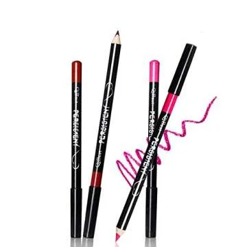 Matte Lip Liner Pencil Set - 12 Gorgeous Colors