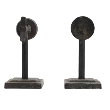 Bronze Arrow Shaped Cast Iron Bookends by Creative Co-Op