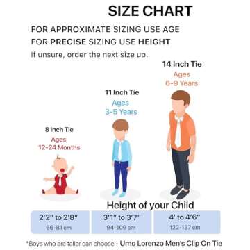 boxed-gifts Boy's Solid Clip on Tie