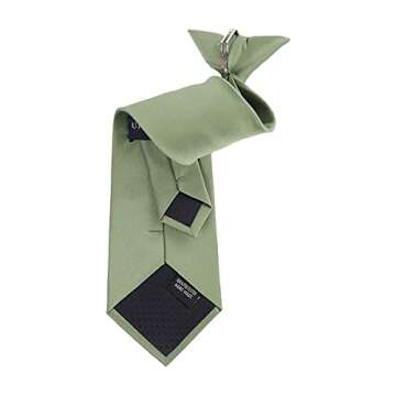 boxed-gifts Boy's Solid Clip on Tie