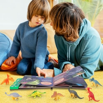 IVOXEX Dinosaur Audiobook & Toys Set for Kids