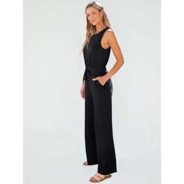 Stylish AUTOMET Women’s Summer Jumpsuit for Casual Chic